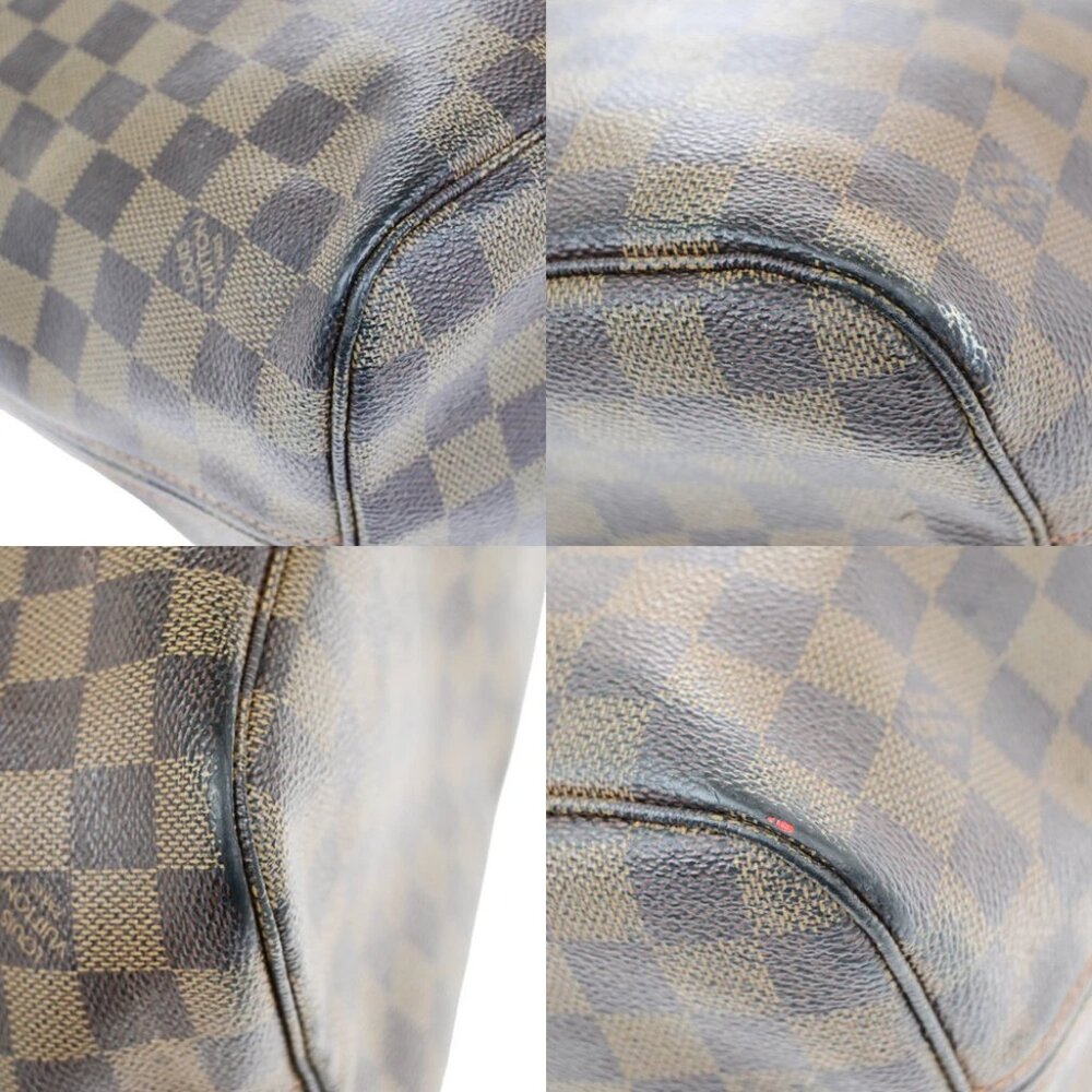 LOUIS VUITTON Neverfull MM Shoulder Tote Bag Damier Leather Brown - Picture 8 of 14